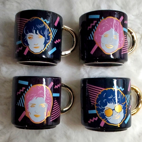 Golden Girls Stacking Ceramic Mugs Set of 4 - Picture 1 of 12
